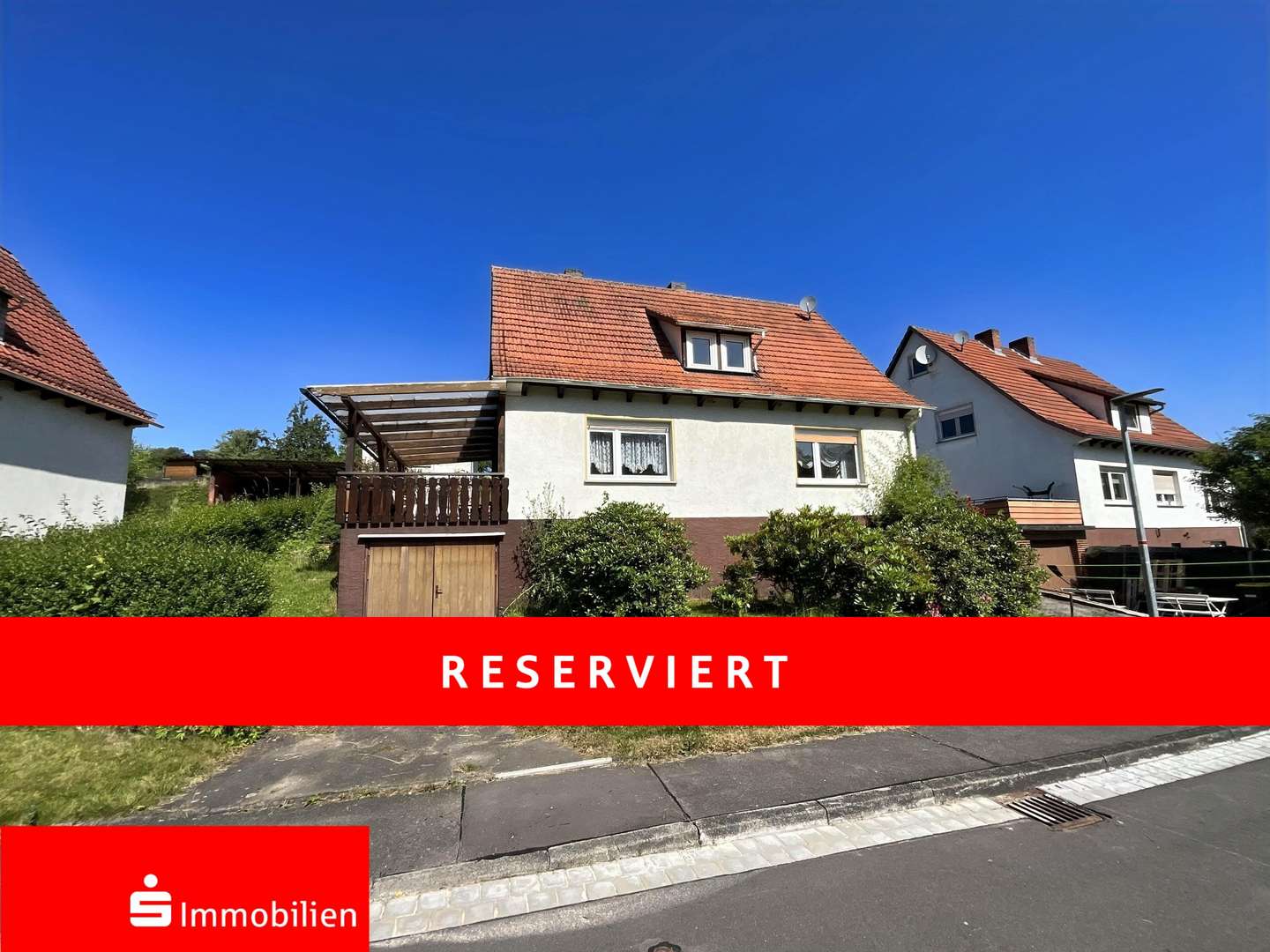 Außenansicht Außenansicht - Einfamilienhaus in 36205 Sontra mit 117m² kaufen