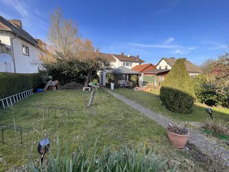 Garten Garten - Doppelhaushälfte in 37235 Hessisch Lichtenau mit 152m² kaufen