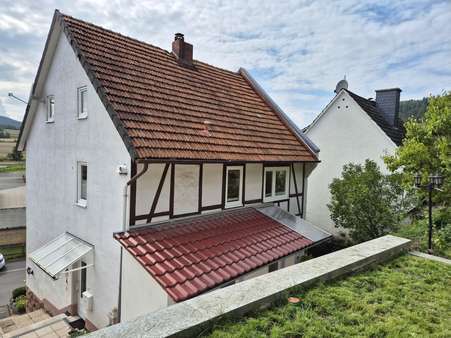 Rückansicht Rückansicht - Einfamilienhaus in 37213 Witzenhausen mit 117m² kaufen