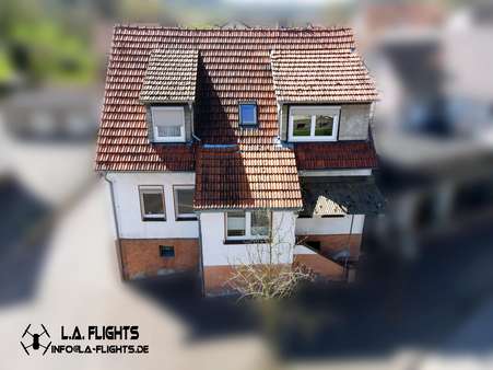 Drohnenaufnahme - Einfamilienhaus in 35285 Gemünden mit 120m² günstig kaufen