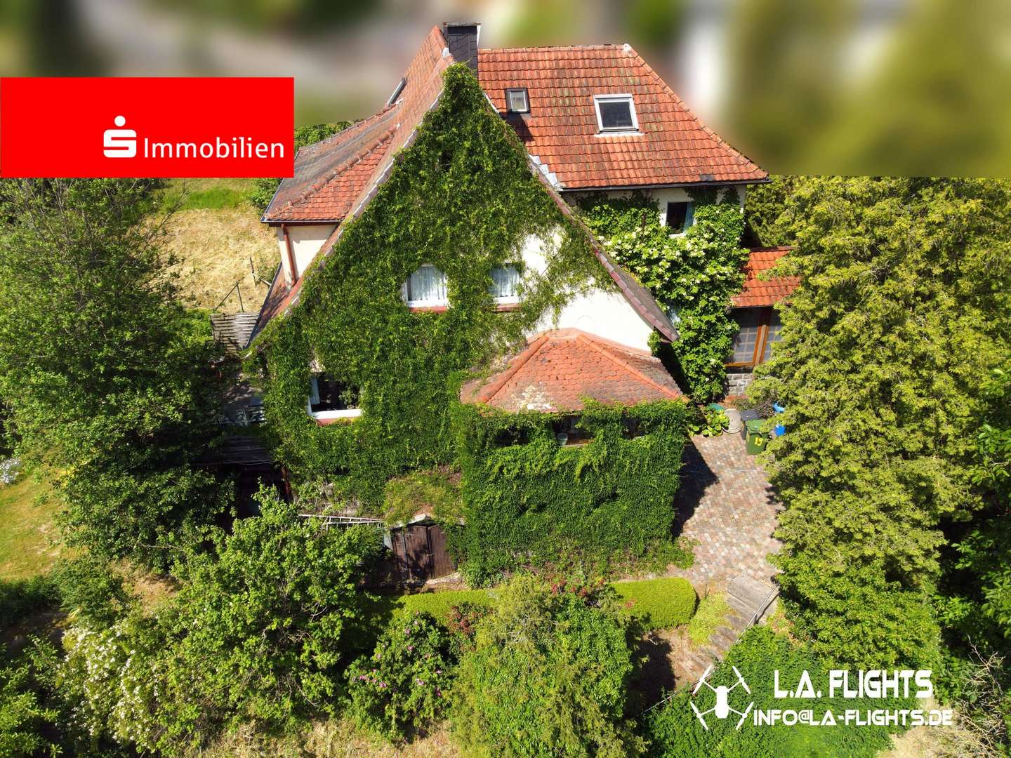 Ansicht aus dem Garten - Einfamilienhaus in 35066 Frankenberg mit 230m² kaufen