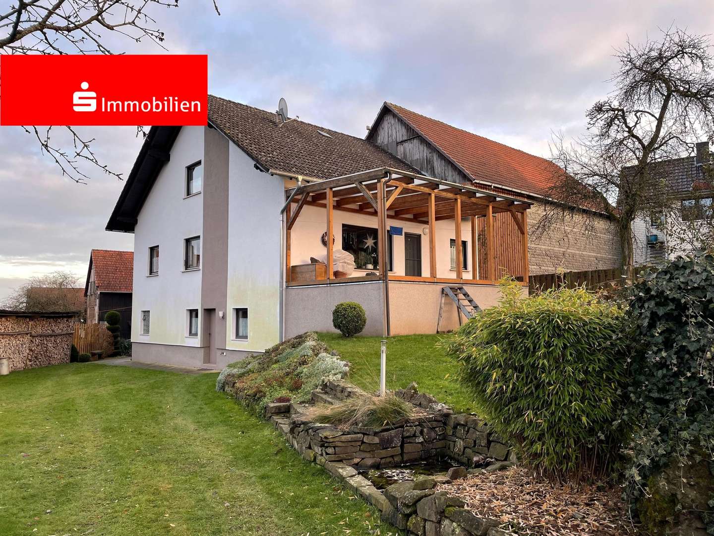 Ansicht aus dem Garten (Neubau) Ansicht aus dem Garten (Neubau) - Einfamilienhaus in 35066 Frankenberg mit 344m² kaufen