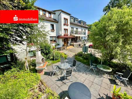 Ansicht von der Terrasse - Pension in 35104 Lichtenfels mit 100m² kaufen