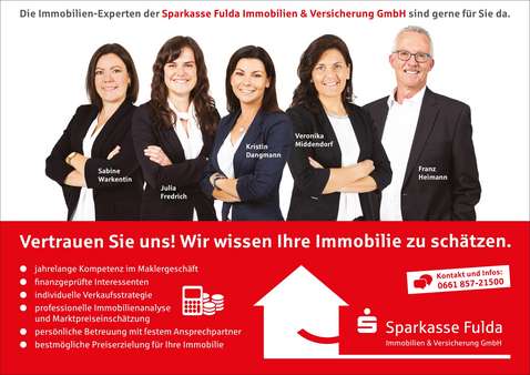 Unser Team - Doppelhaushälfte in 36043 Fulda mit 135m² kaufen