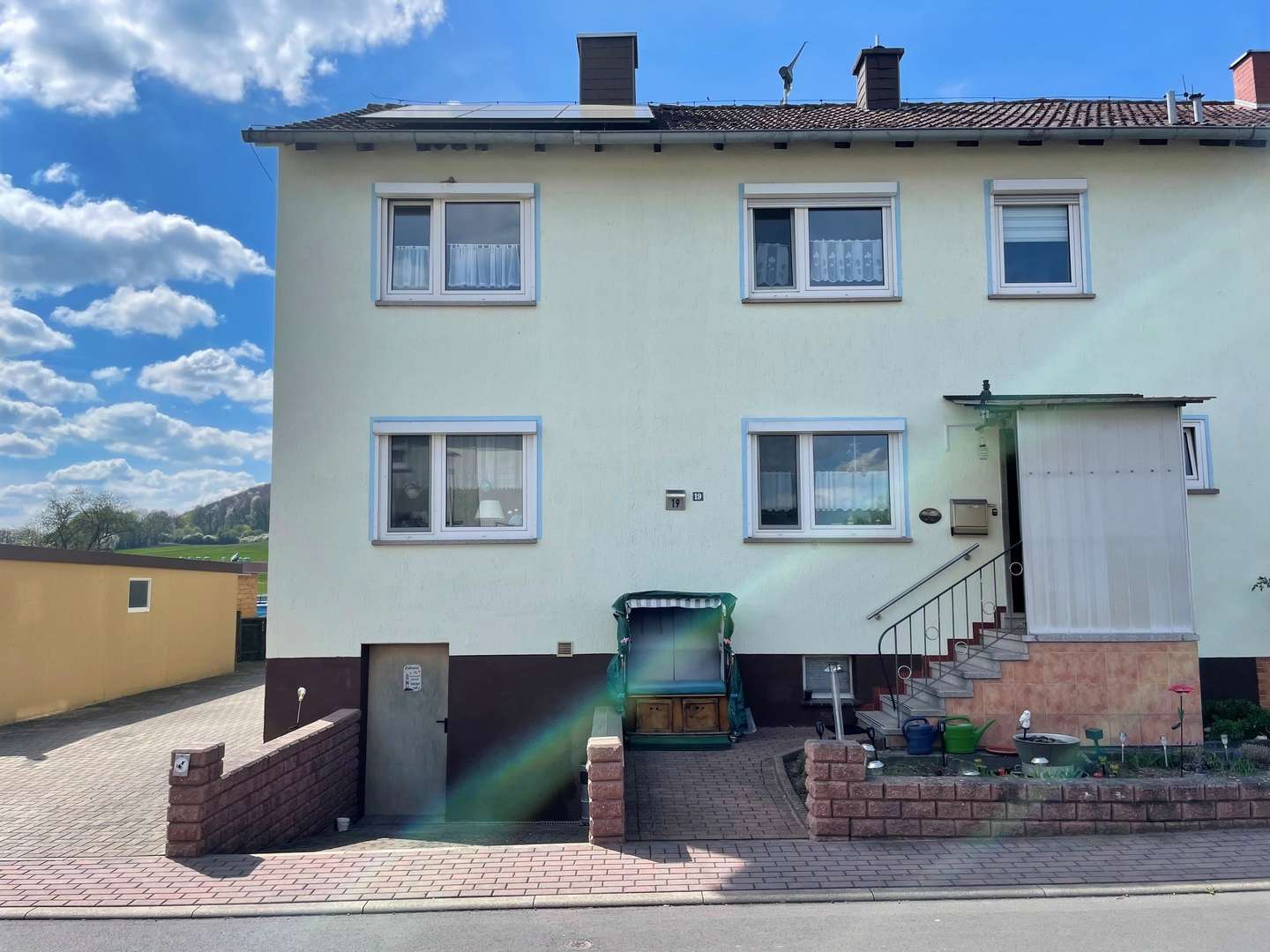 Außenansicht DHH - Doppelhaushälfte in 36284 Hohenroda mit 153m² kaufen
