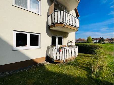 Balkon - Erdgeschosswohnung in 35043 Marburg mit 55m² kaufen
