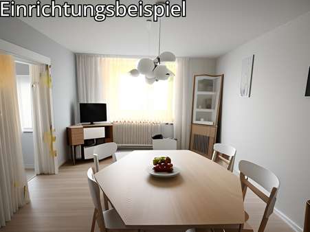 So könnte Ihr Esszimmer aussehen - Doppelhaushälfte in 67744 Lohnweiler mit 102m² kaufen