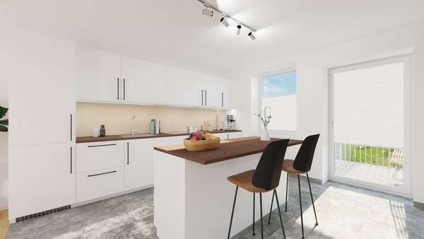 So könnte Ihre Küche aussehen - Erdgeschosswohnung in 66907 Glan-Münchweiler mit 114m² kaufen