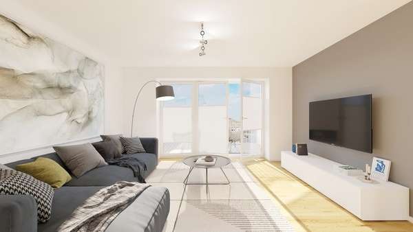 So könnte Ihr Wohnzimmer aussehen - Etagenwohnung in 66907 Glan-Münchweiler mit 112m² kaufen