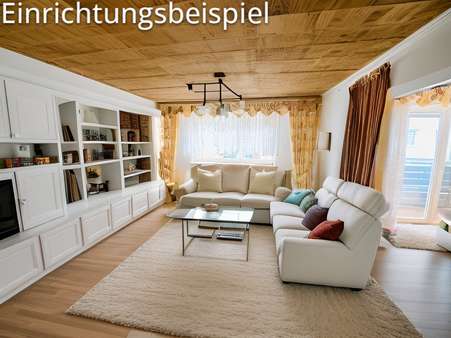 Wohnzimmer Einrichtungsbeispiel - Einfamilienhaus in 67165 Waldsee mit 129m² kaufen