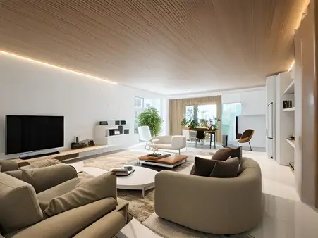 Großzügiges Wohnen auf einer Ebene mit XXL Balkon und Garage
