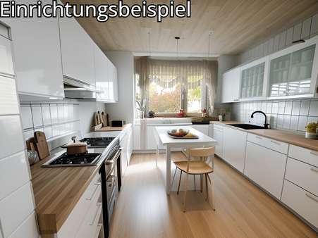 Küche im Erdgeschoss - Doppelhaushälfte in 67067 Ludwigshafen mit 154m² kaufen