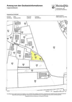 Liegenschaftskarte - Grundstück in 67316 Carlsberg mit 632m² kaufen