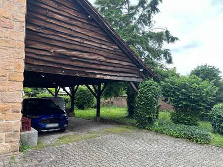 Garten mit Carport - Bauernhaus in 67483 Edesheim mit 210m² kaufen