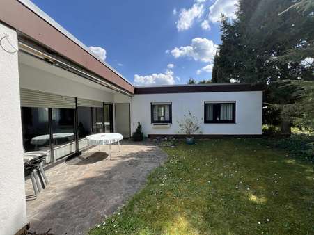 Terrassenansicht - Einfamilienhaus in 76744 Wörth mit 123m² kaufen