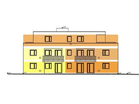 Westansicht Westansicht - Erdgeschosswohnung in 76877 Offenbach mit 103m² kaufen