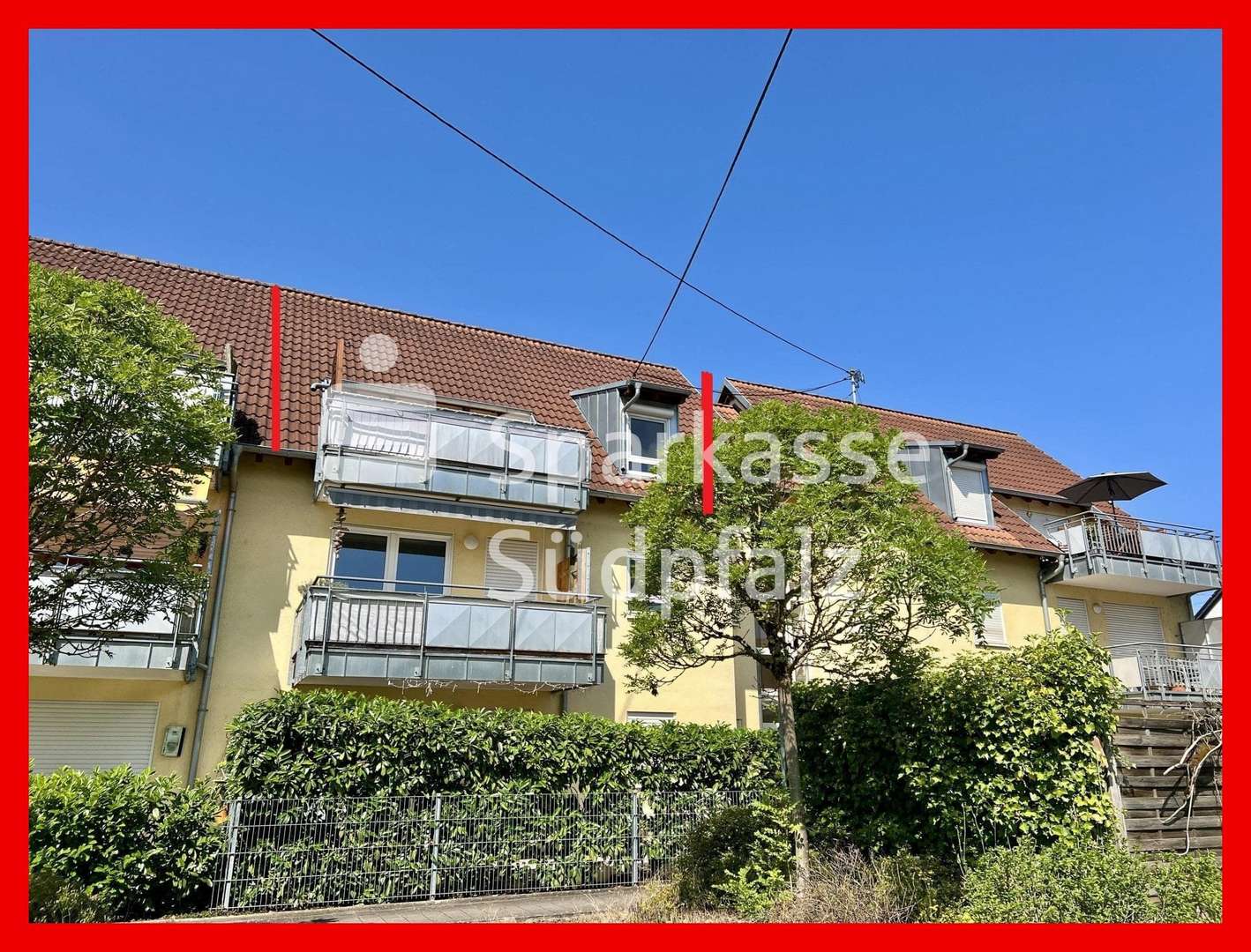 Seitenansicht - Dachgeschosswohnung in 76870 Kandel mit 72m² kaufen