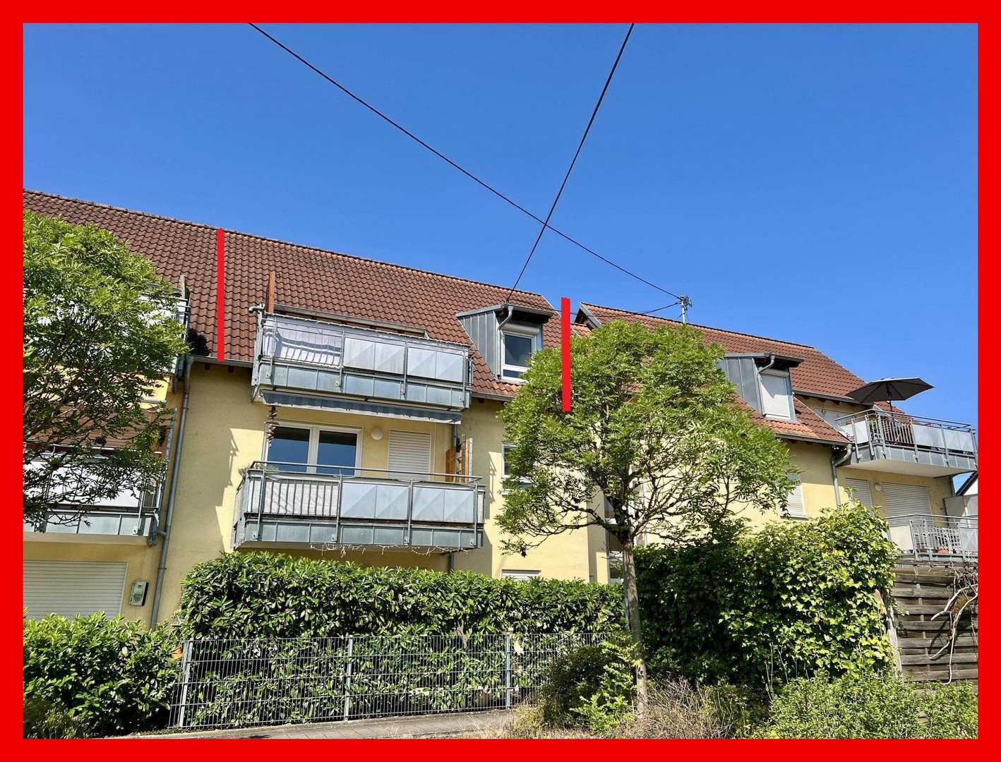 Seitenansicht - Dachgeschosswohnung in 76870 Kandel mit 70m² kaufen