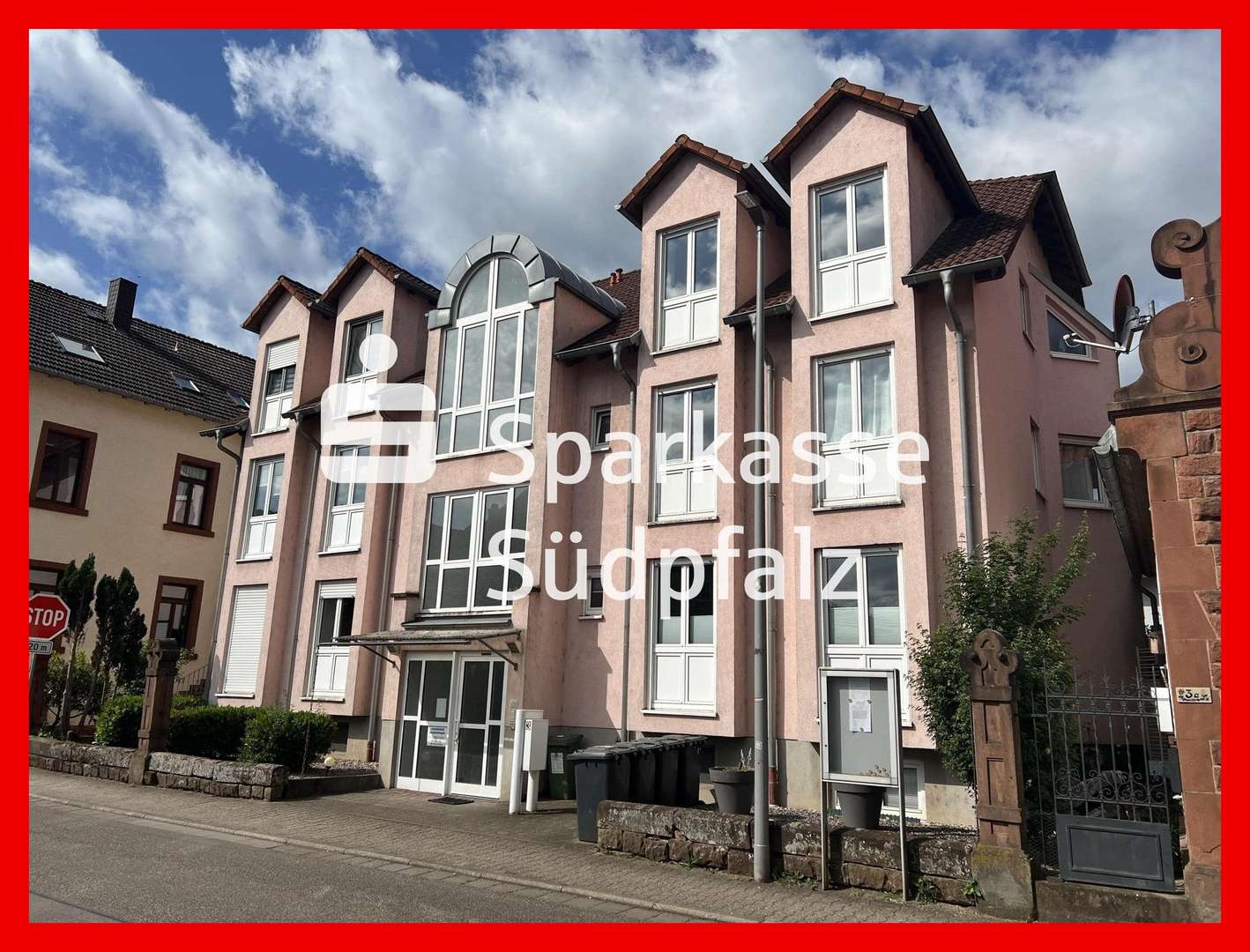 Ansicht Vorderseite - Erdgeschosswohnung in 76855 Annweiler mit 83m² kaufen