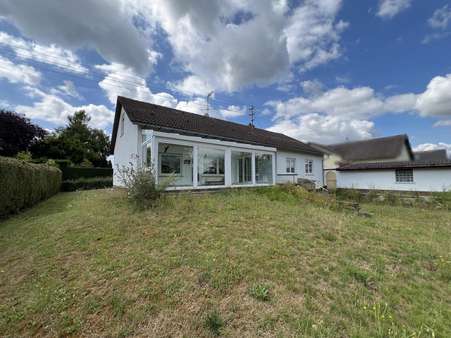 Gartenansicht Gartenansicht - Einfamilienhaus in 76774 Leimersheim mit 115m² kaufen