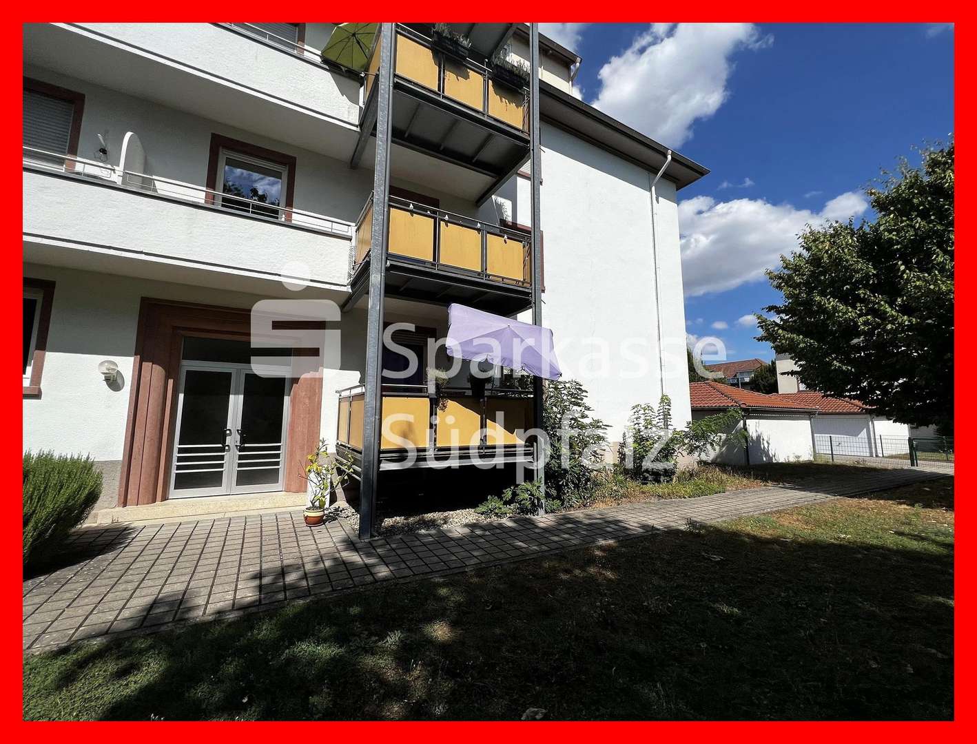 Gartenseite Gartenseite - Erdgeschosswohnung in 76829 Landau mit 88m² als Kapitalanlage kaufen