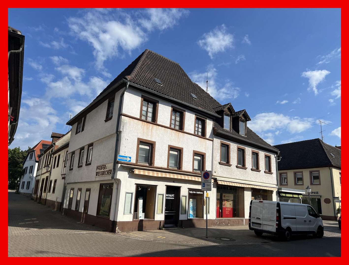 Ansicht Straßenseite - Mehrfamilienhaus in 76887 Bad Bergzabern mit 350m² kaufen