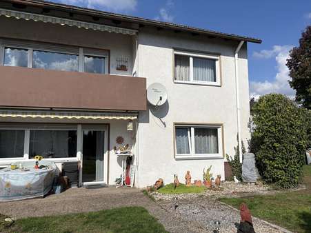 Hausansicht Gartengeschoß Hausansicht Gartengeschoß - Reihenendhaus in 76863 Herxheim mit 150m² kaufen