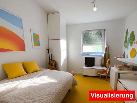 Visualisierung Kinderzimmer 2 Visualisierung Kinderzimmer 2 - Etagenwohnung in 76829 Landau mit 106m² kaufen