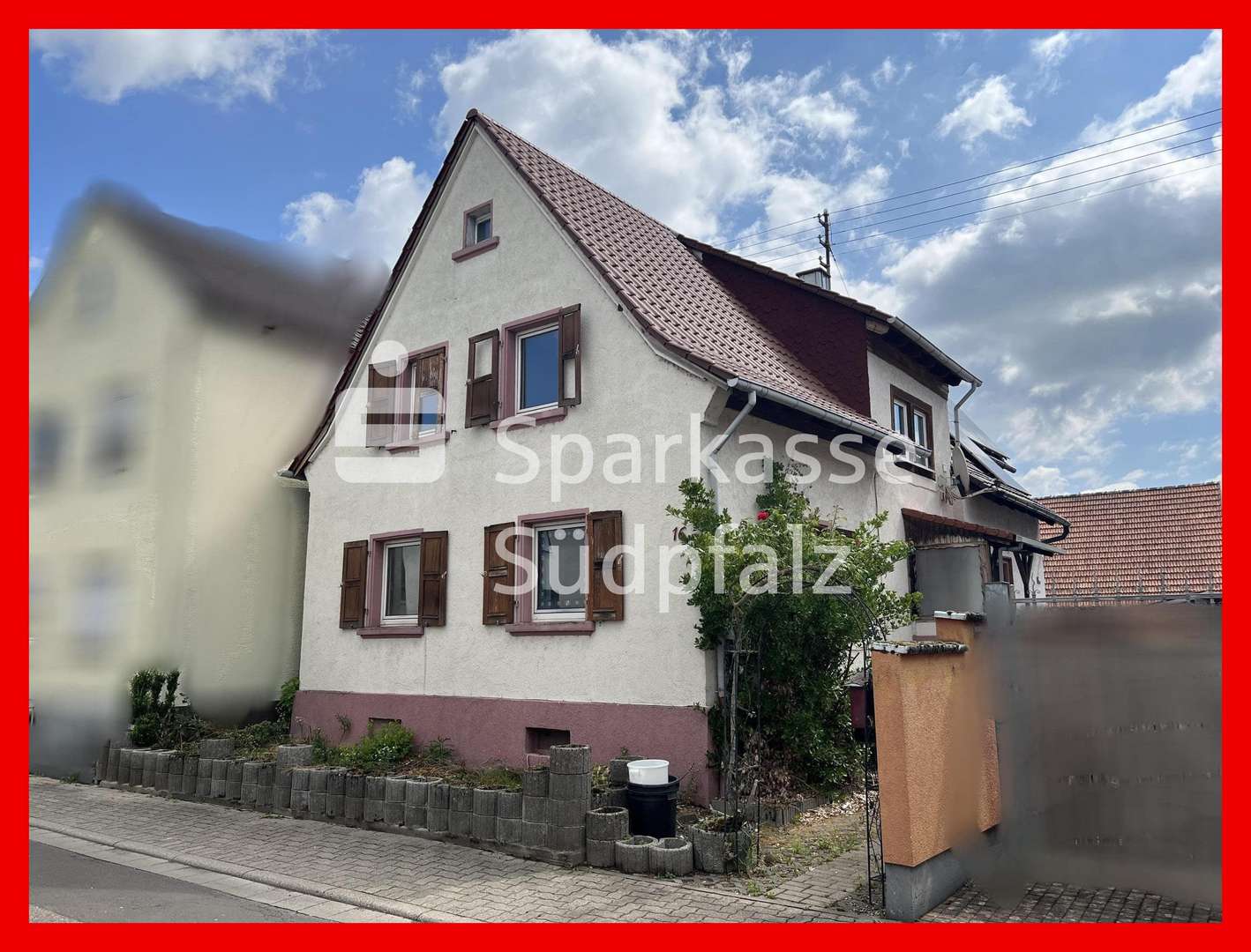 Straßenansicht - Doppelhaushälfte in 76777 Neupotz mit 82m² kaufen