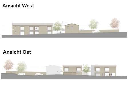 Ansichten West und Ost Ansichten West und Ost - Appartement in 76879 Knittelsheim mit 37m² kaufen