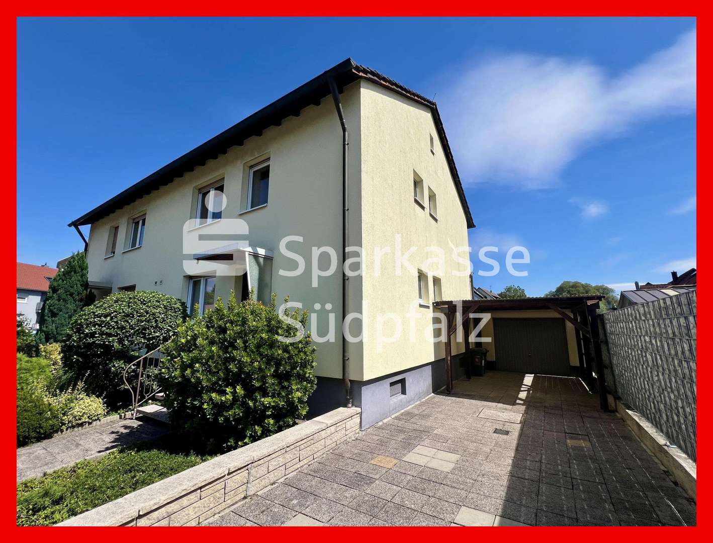 Außenansicht - Doppelhaushälfte in 76744 Wörth mit 102m² kaufen