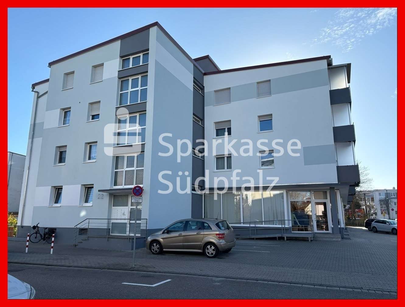 Nordansicht/ Eingang - Etagenwohnung in 76829 Landau mit 74m² kaufen