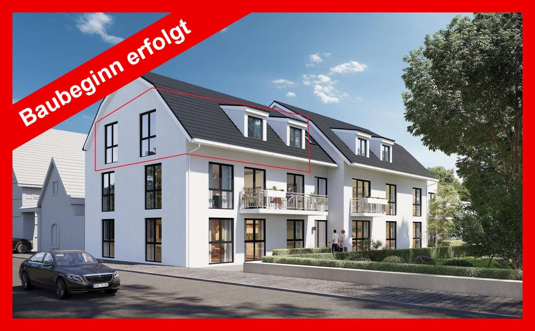 27638161-Ansicht Wohnung 7 - Dachgeschosswohnung in 76879 Hochstadt mit 78m² kaufen
