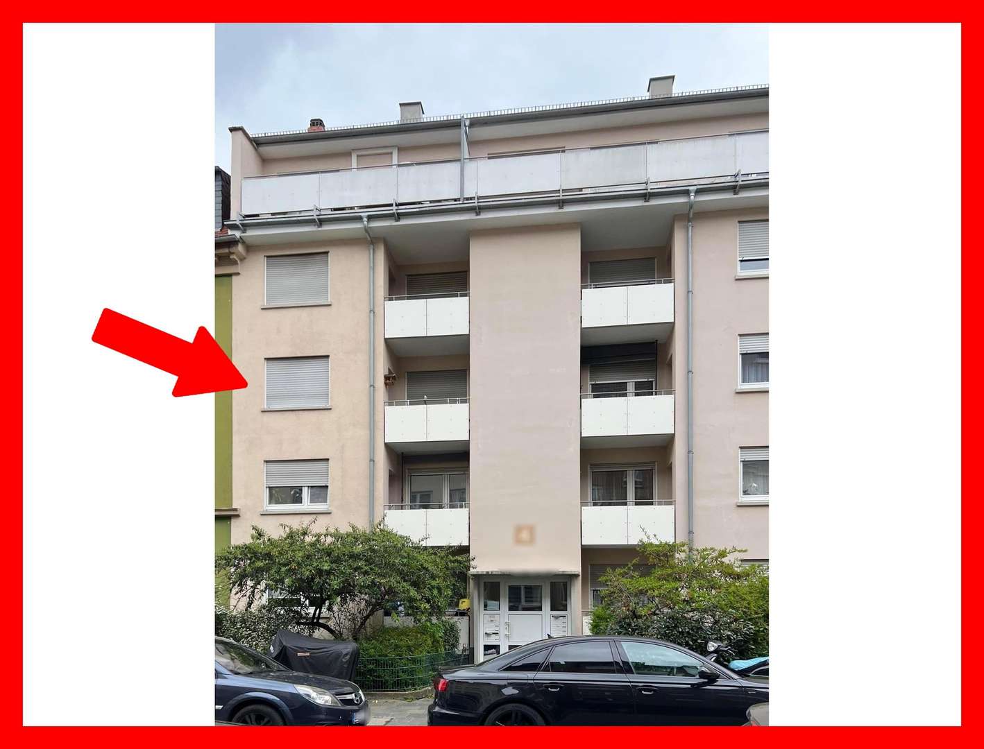 Hauszugang - Etagenwohnung in 67061 Ludwigshafen mit 60m² kaufen