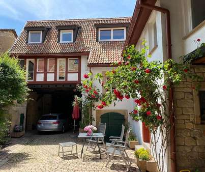 Blick auf das Haupthaus - Bauernhaus in 55599 Stein-Bockenheim mit 237m² kaufen