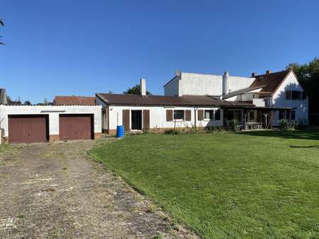 Gartenansicht Gartenansicht - Doppelhaushälfte in 67547 Worms mit 131m² kaufen