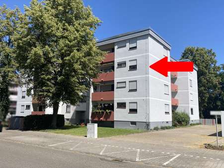 Frontansicht Frontansicht - Etagenwohnung in 68623 Lampertheim mit 75m² kaufen