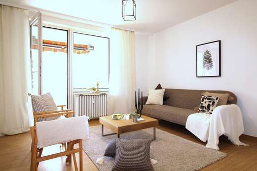 Wohnzimmer Wohnzimmer - Etagenwohnung in 55131 Mainz mit 71m² kaufen