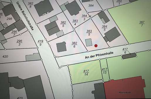 Liegenschaftsplan Liegenschaftsplan - Grundstück in 67308 Albisheim mit 686m² kaufen