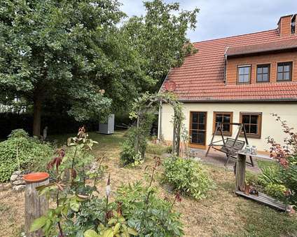 Terrasse Terrasse - Doppelhaushälfte in 67577 Alsheim mit 127m² kaufen