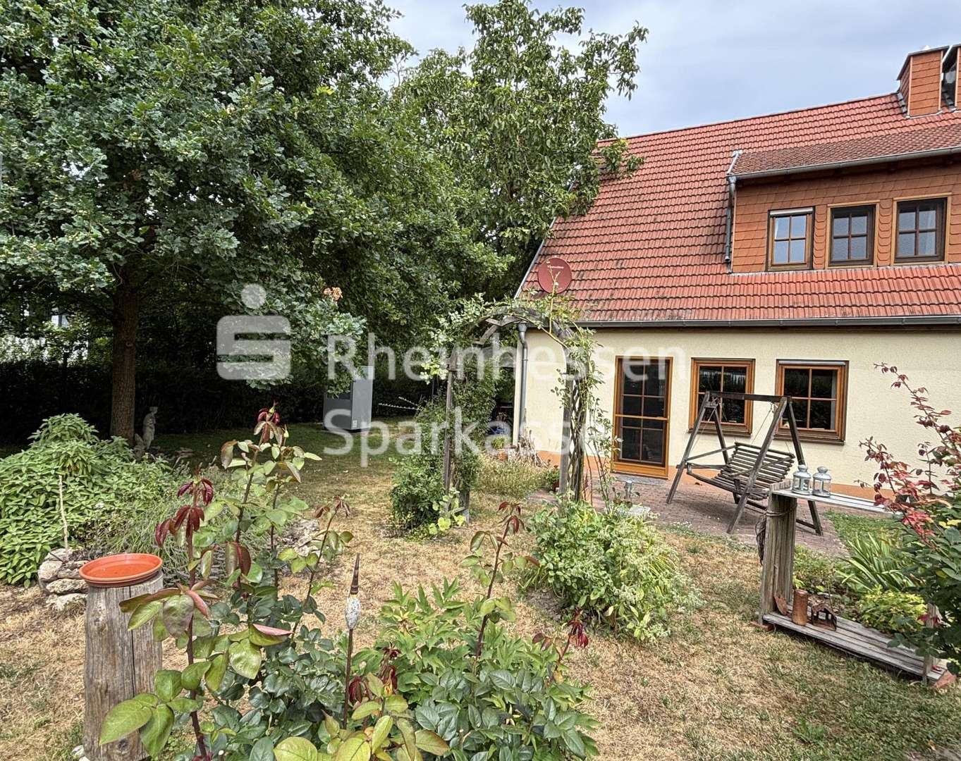 Terrasse Terrasse - Doppelhaushälfte in 67577 Alsheim mit 127m² kaufen