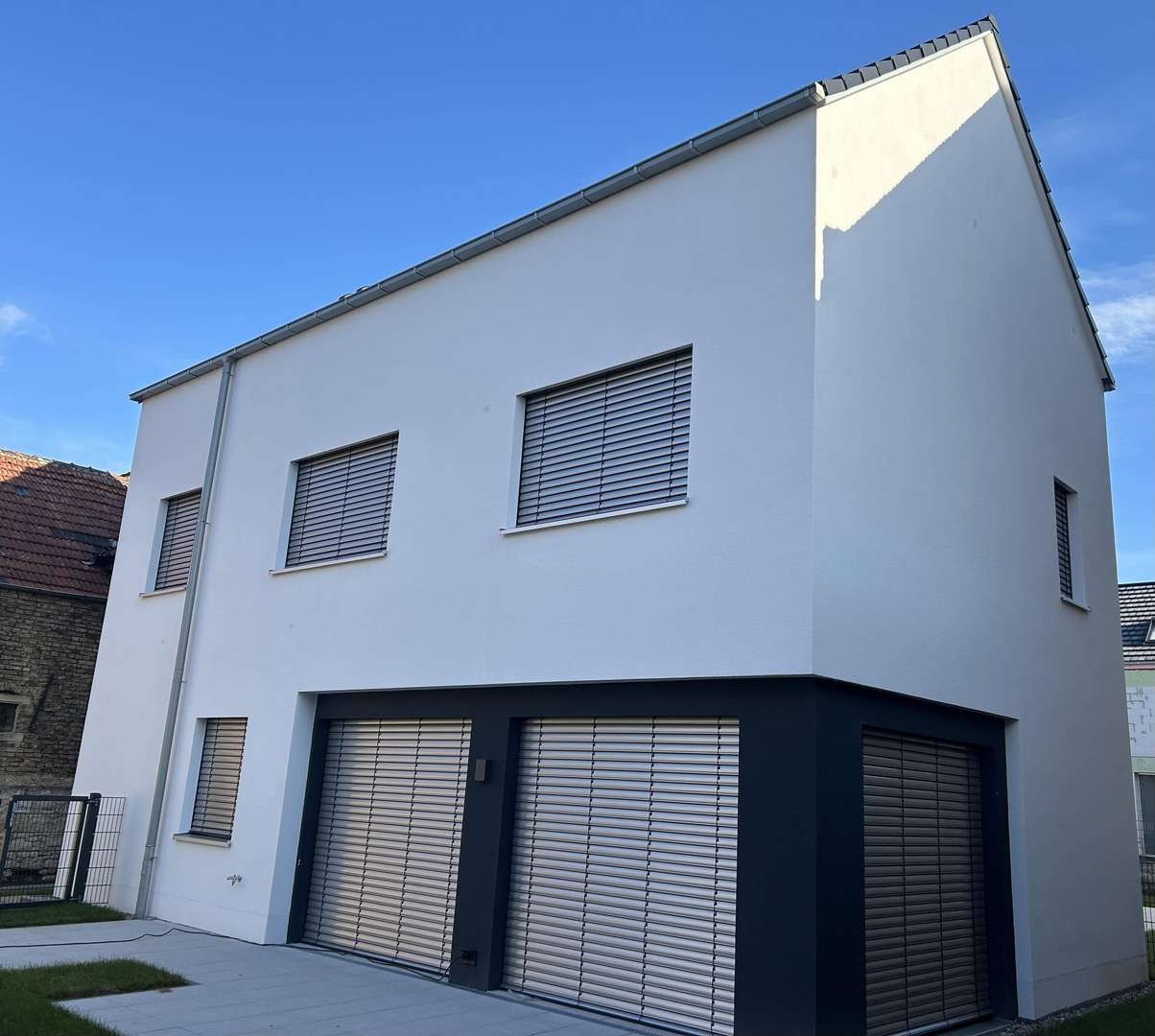 Außenansicht  - Doppelhaushälfte in 55278 Hahnheim mit 161m² kaufen