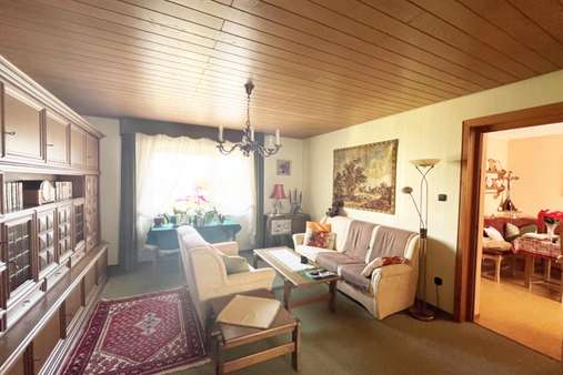 Wohnzimmer EG und Zugang Anbau - Einfamilienhaus in 55413 Weiler mit 120m² kaufen