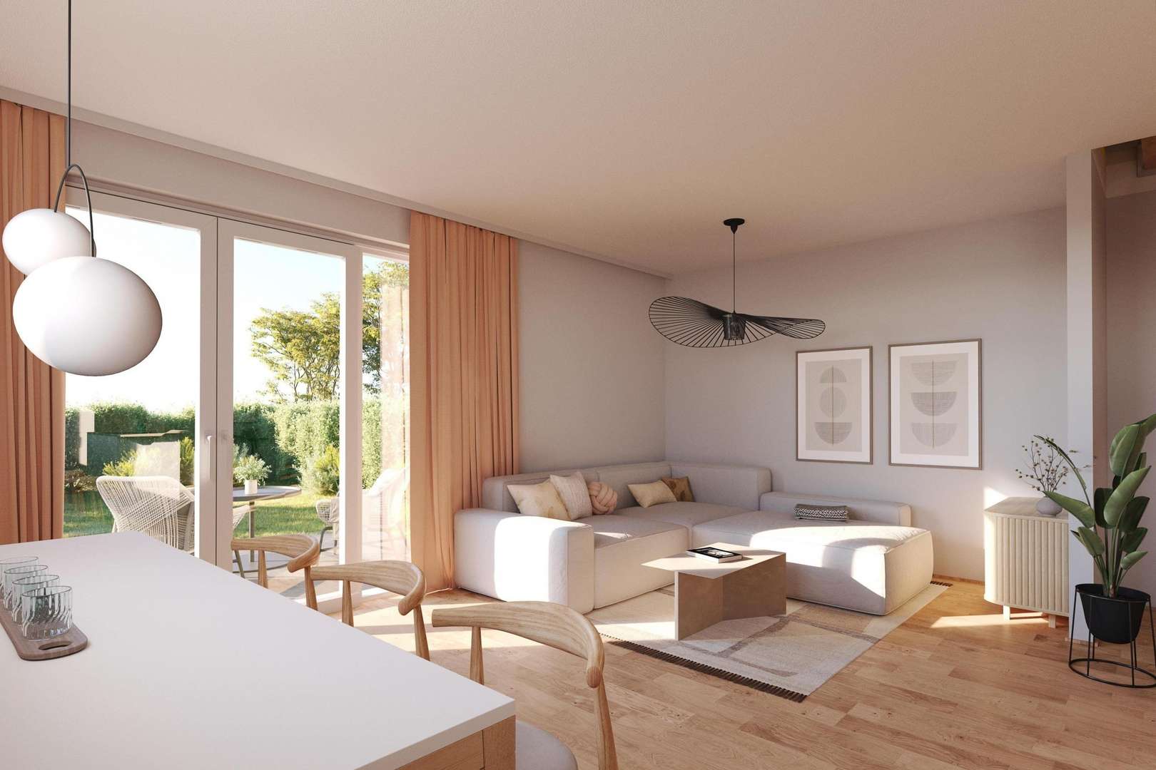 Wohnzimmer - Visualisierung
