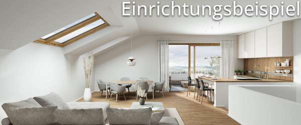 Visualisierung Wohnbereich - Maisonette-Wohnung in 55411 Bingen mit 135m² kaufen