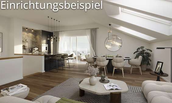 Visualisierung Wohnbereich - Maisonette-Wohnung in 55411 Bingen mit 135m² kaufen