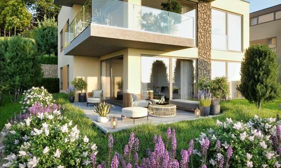 Gartenansicht - Erdgeschosswohnung in 55411 Bingen mit 94m² kaufen