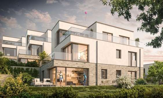 Gartenansicht - Maisonette-Wohnung in 55545 Bad Kreuznach mit 149m² kaufen