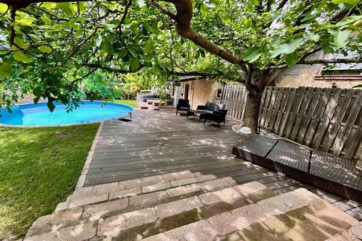 Garten - Zweifamilienhaus in 55270 Schwabenheim mit 210m² kaufen