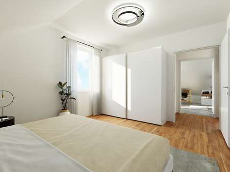 Musterbild Schlafzimmer - Erdgeschosswohnung in 55597 Wöllstein mit 87m² kaufen